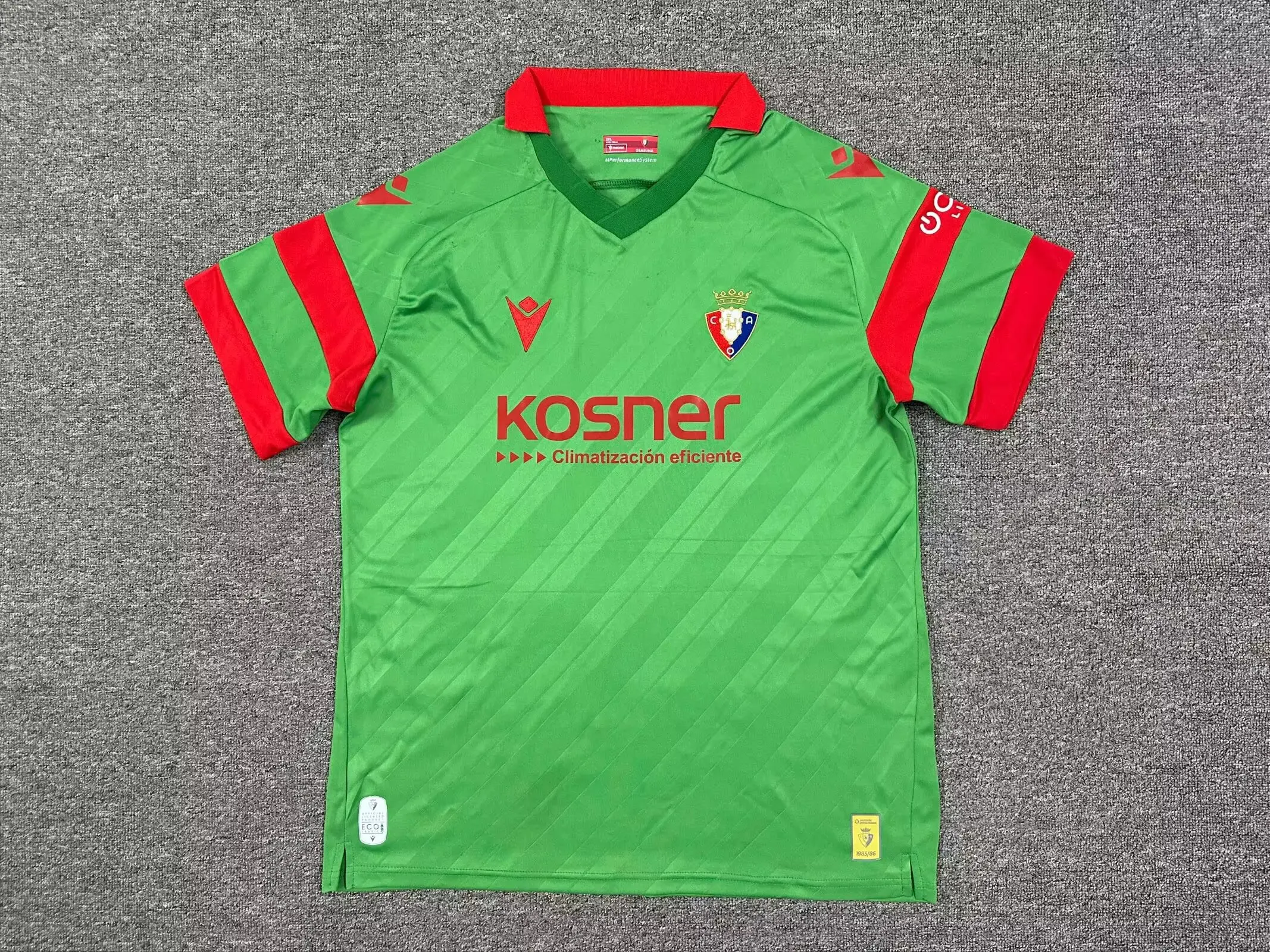 

Osasuna 2025/26 Возрачные зеленые футбольные рубашки большого размера 4XL