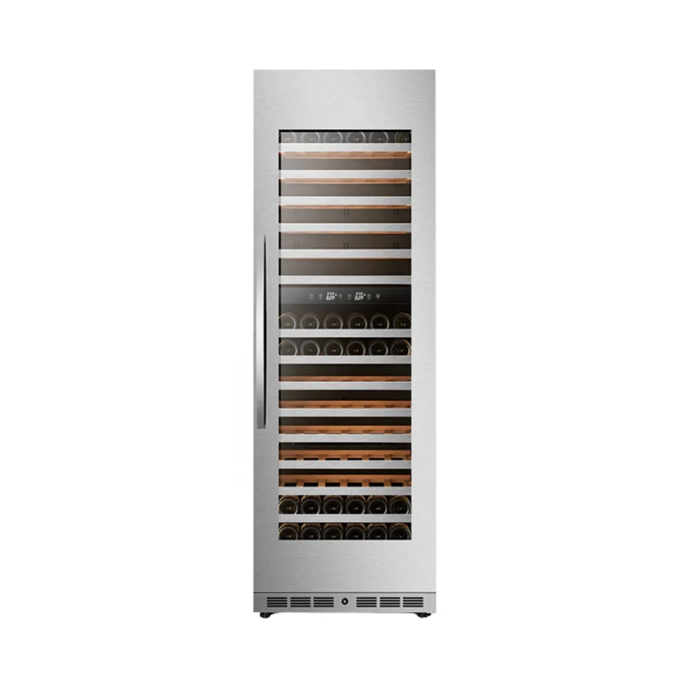 High Quality Dual Zone Compressor Wine Cooler Freestanding Wine Refrigerator New Design