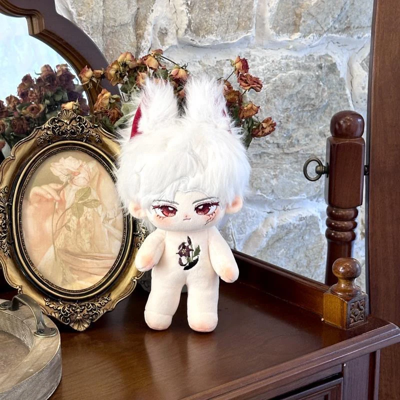 Love and Deepspace Original Vorverkauf 20 cm weiche Plüschpuppe Complex Eyes süße nackte Puppe Zayne Rafayel Aster Sylus Caleb Anime Geschenk