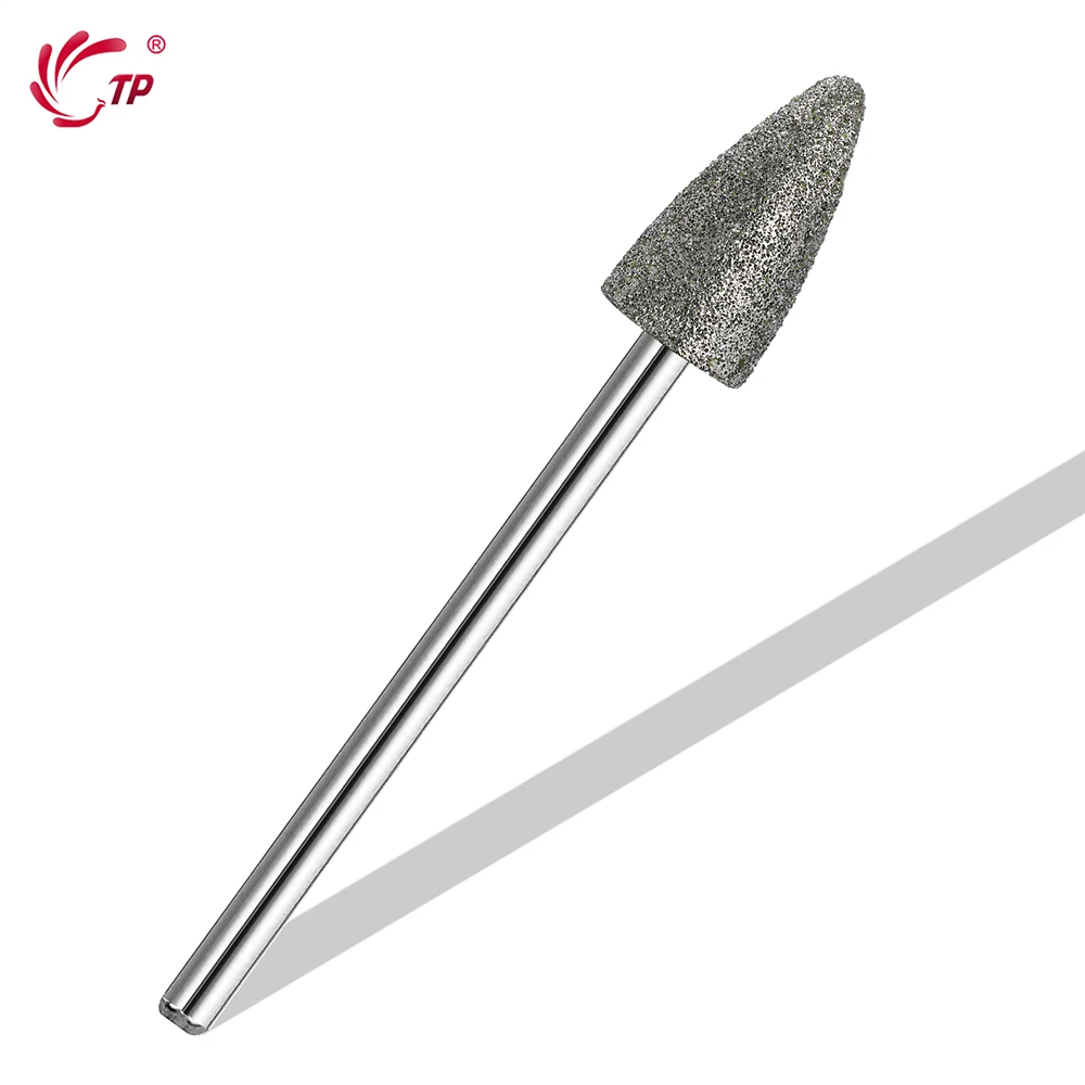 Tp Conus Nail Boren Diamant Nail Freesbit Voor Manicure Elektrische Cuticula Schoon Roterende Burr Nagels Cutter Accessoires Tools