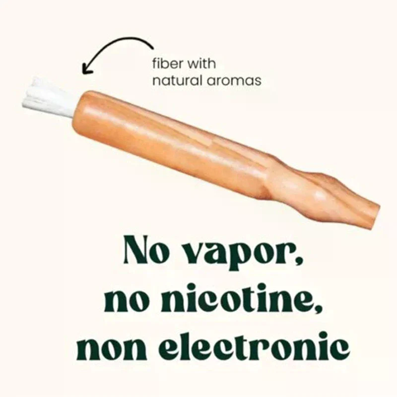 

Ароматерапевтический ингалятор для эфирных масел и отказа от курения - деревянный персональный диффузор с фибровыми палочками для использования эфирных масел