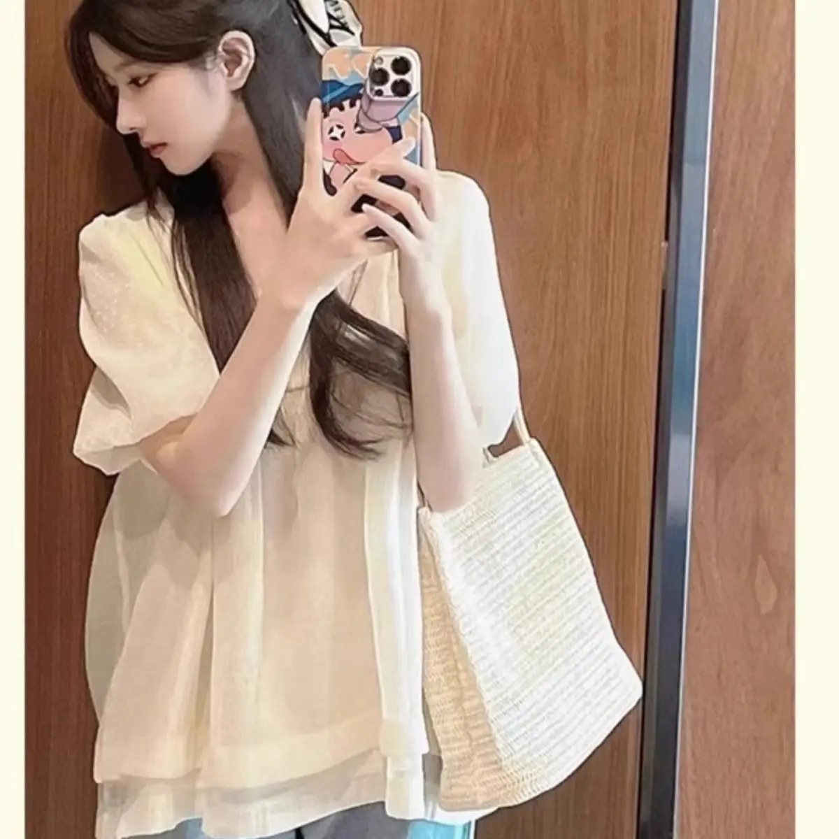 قمصان قصيرة الأكمام للسيدات إكسسوارات ديكور Ins فاكهة الليمون Roupas بيكيني غطاء الكفة بلانكاس موخيريس دمية قبعات فريدة من نوعها