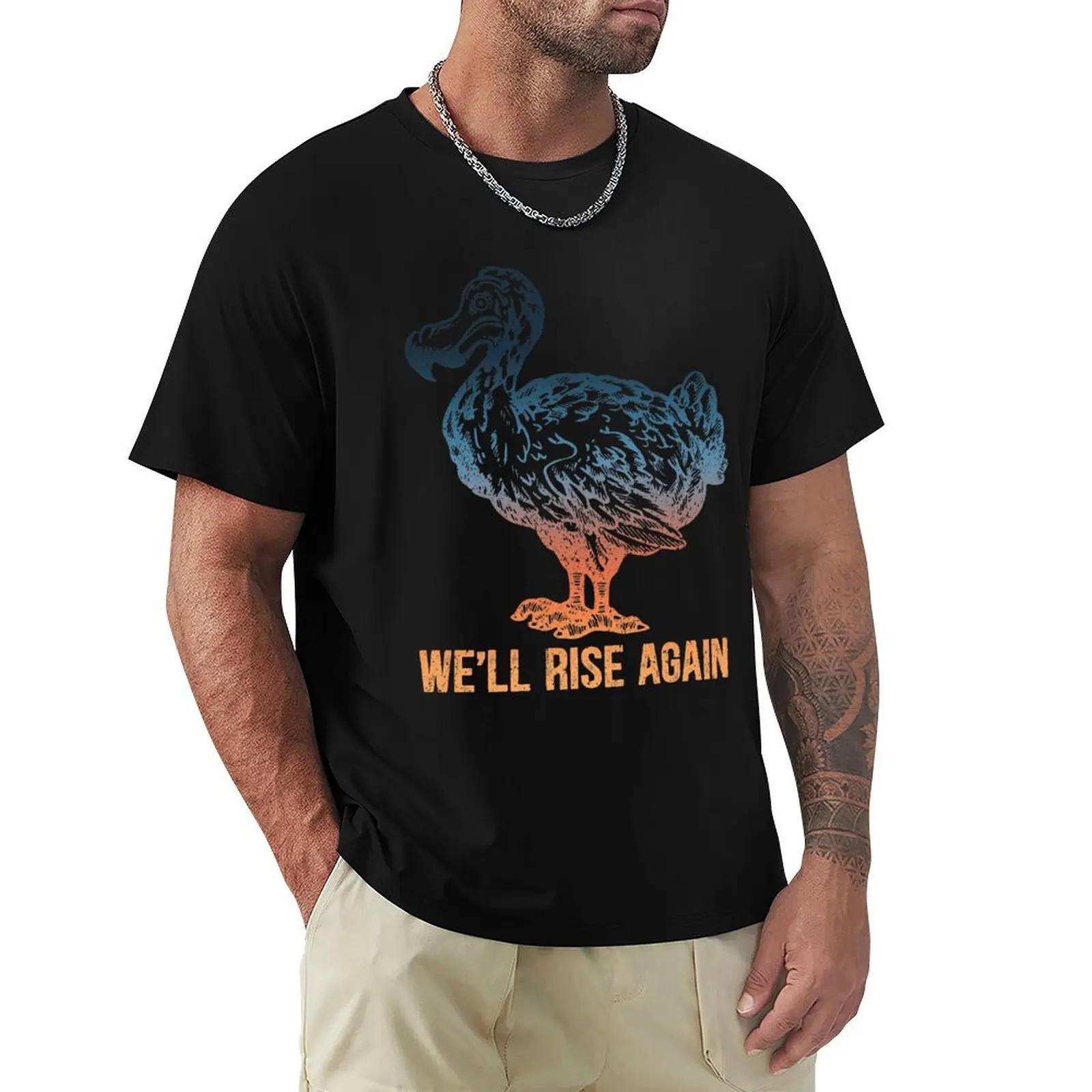 Dodos T Shirt - We Will Rise Again Shirt Gift Men Women Kids Love Dodo Birds T-Shirt Durable Work Wear T-Shirt