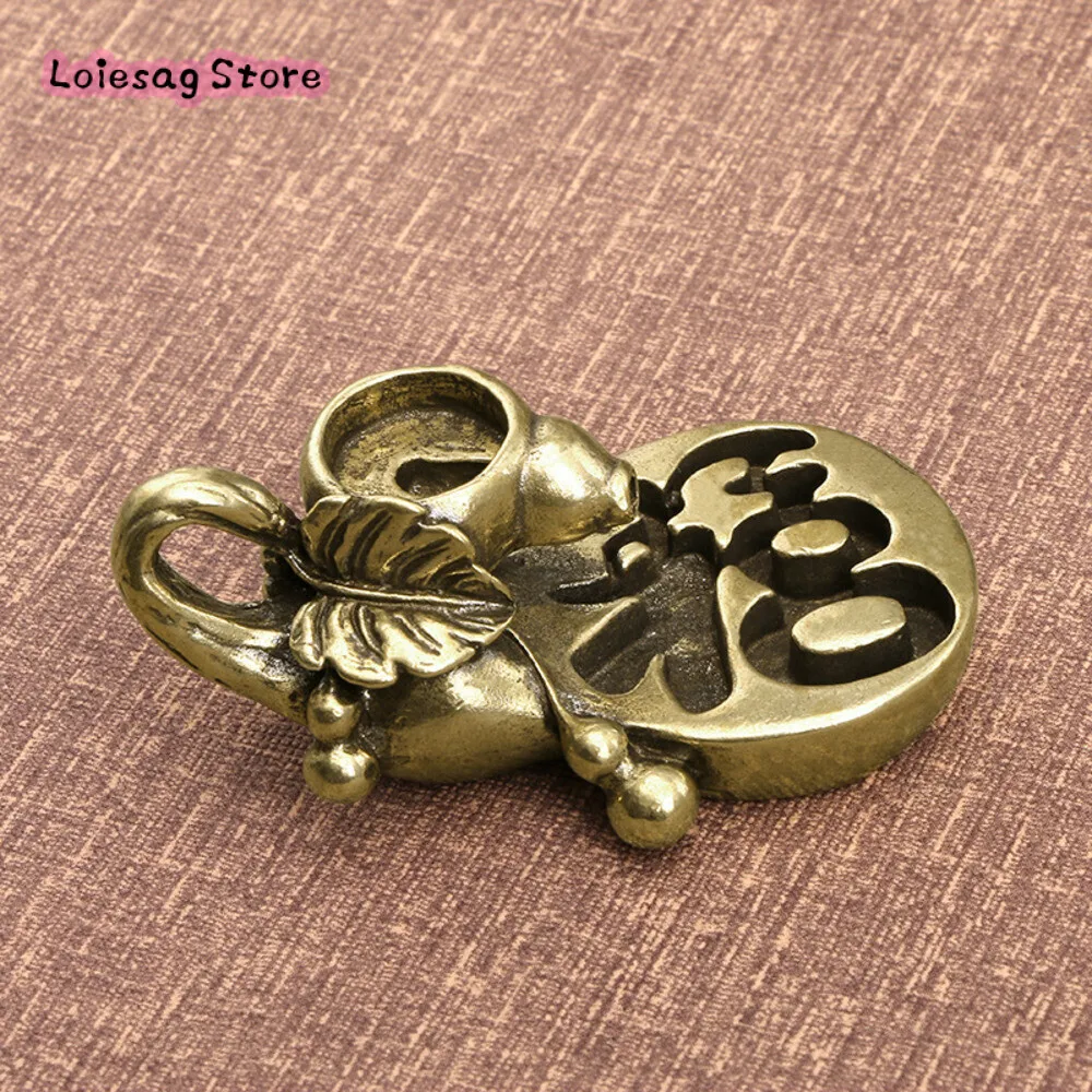 Retro Nostalgia Rural Earth Stove Brass Decoration Home Decoration Chinese Brass Decoration Antique