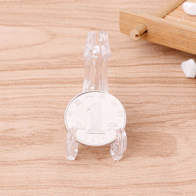 ขาตั้งเหรียญเหรียญ Badge ผู้ถือคอลเลกชันชั้นวางสำหรับแสดงภาพ Dropshipping