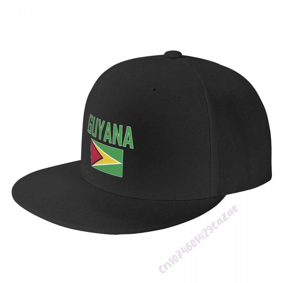 GUYANA Flat Brim Baseball Cap Breathable Adjustable Men Women Outdoor Hip Hop Hat For Gift