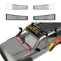 1 Pair Heat Dissipation Grille Metal Decorative Sheet for 1/10 FMS FCX10 LC80 Accessories