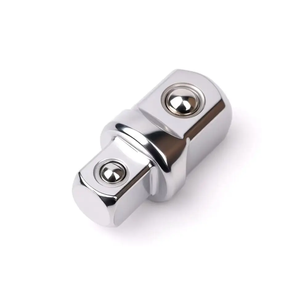 4 sztuk/zestaw napęd udarowy konwerter gniazda Adapter podwójna główka kwadratowa 1/4 3/8 1/2 klucz grzechotkowy Adapter gniazda stalowy pręt konwersji