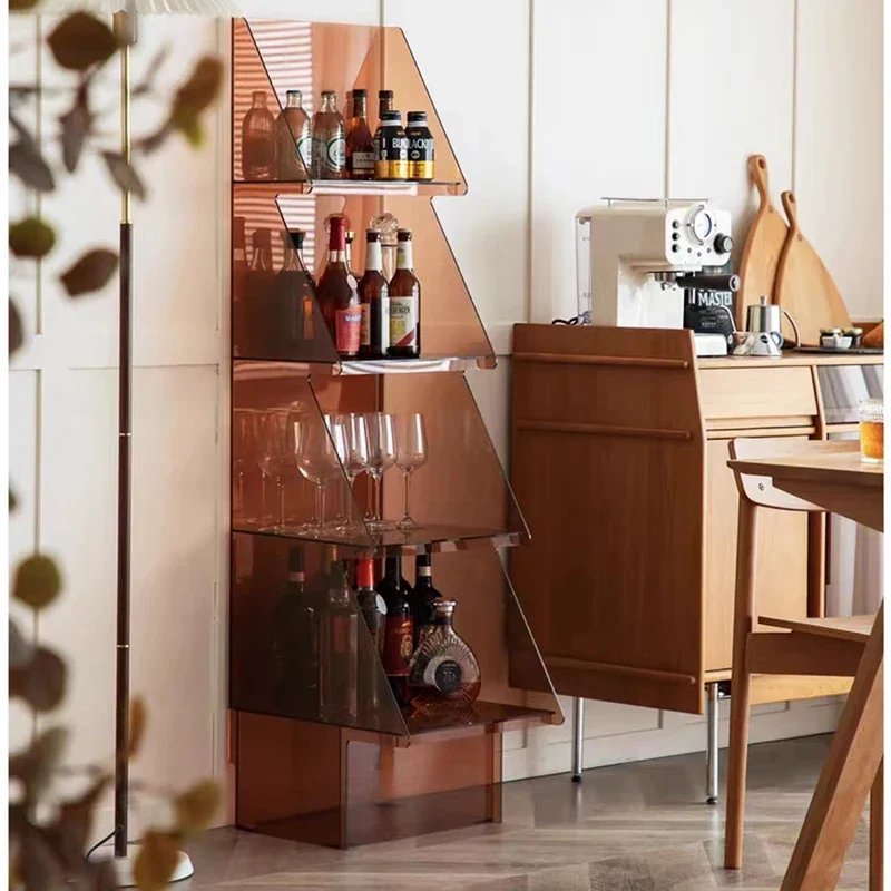 

Modern Acrylic Bookshelf Floor Storage Rack for Living Room Display Bedroom School Home Furniture Christmas Tree Storage Rack