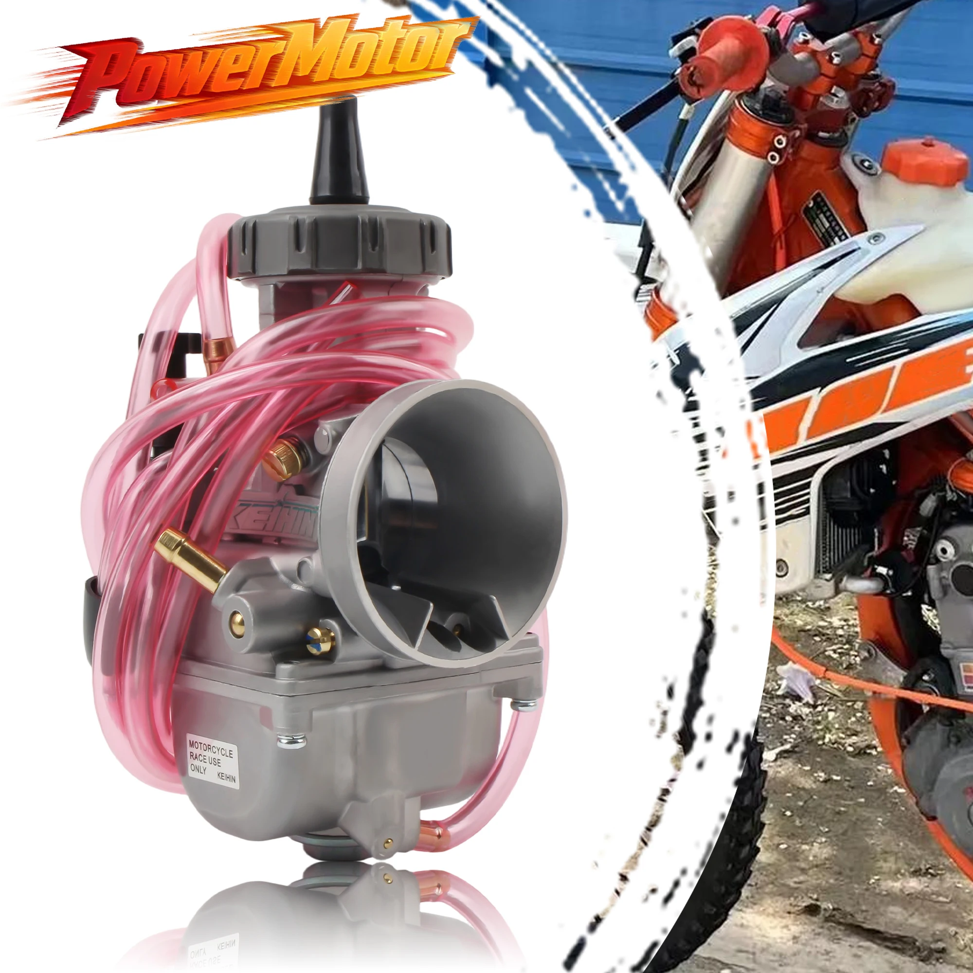 

Карбюратор Keihin PWK 33 34 35 36 38 40 42 мм для мотоциклов, гоночные запчасти с Power Jet, для эндуро, мотокросса, питбайков