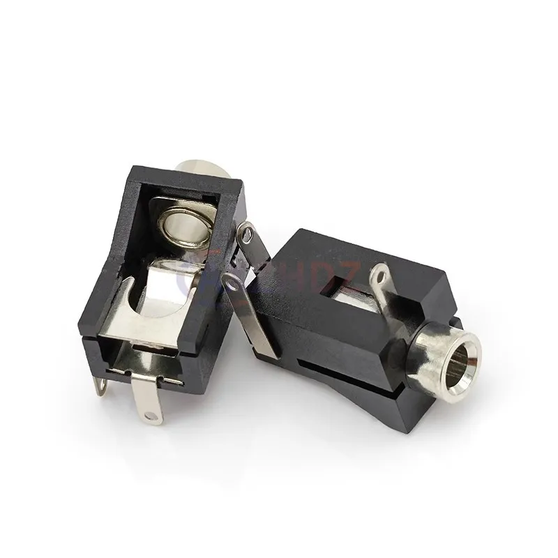 10PCS PJ302 PJ-302M 3.5MM Female Audio Connector 3 Pin DIP Headphone Jack Socket Single Track