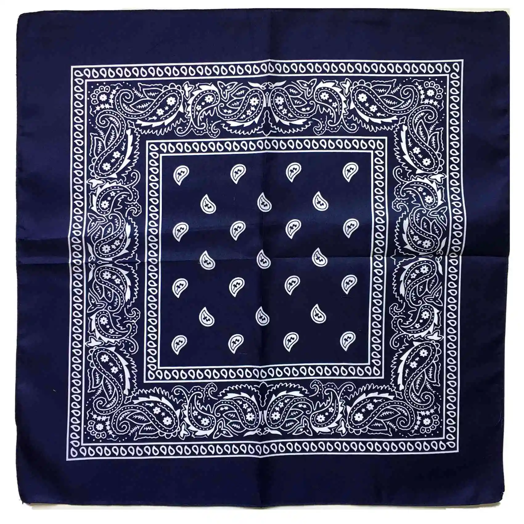 

New Set of 1 navy blue bandanas - Cashmere cotton scarf sold by 1