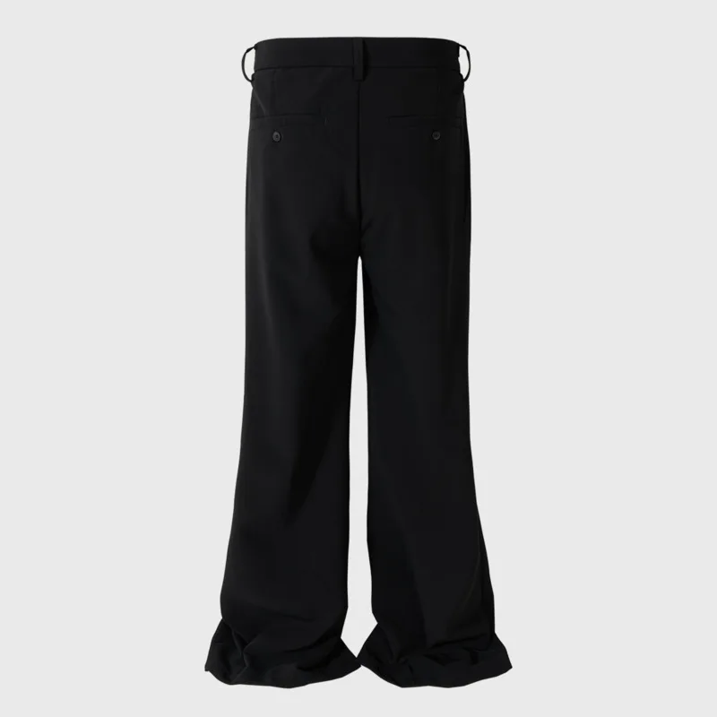 PFNW MIJKO men's women's micro flared pants trendy black unisex hanging high street slim fit unisex casual trousers