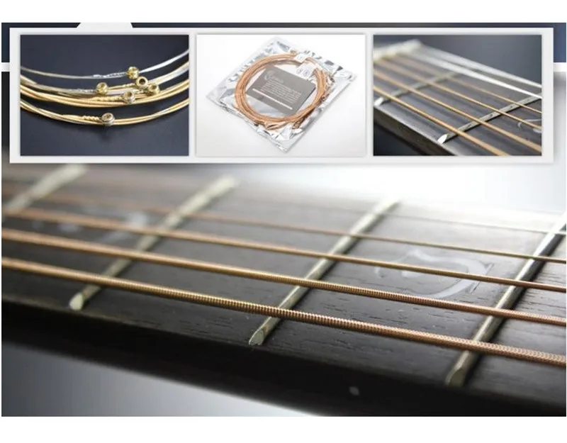 ZIKO DP012 - 053 Akustikgitarrensaiten Teile PHOSPHORBRONZE Musikinstrumentenzubehör – Detail 6