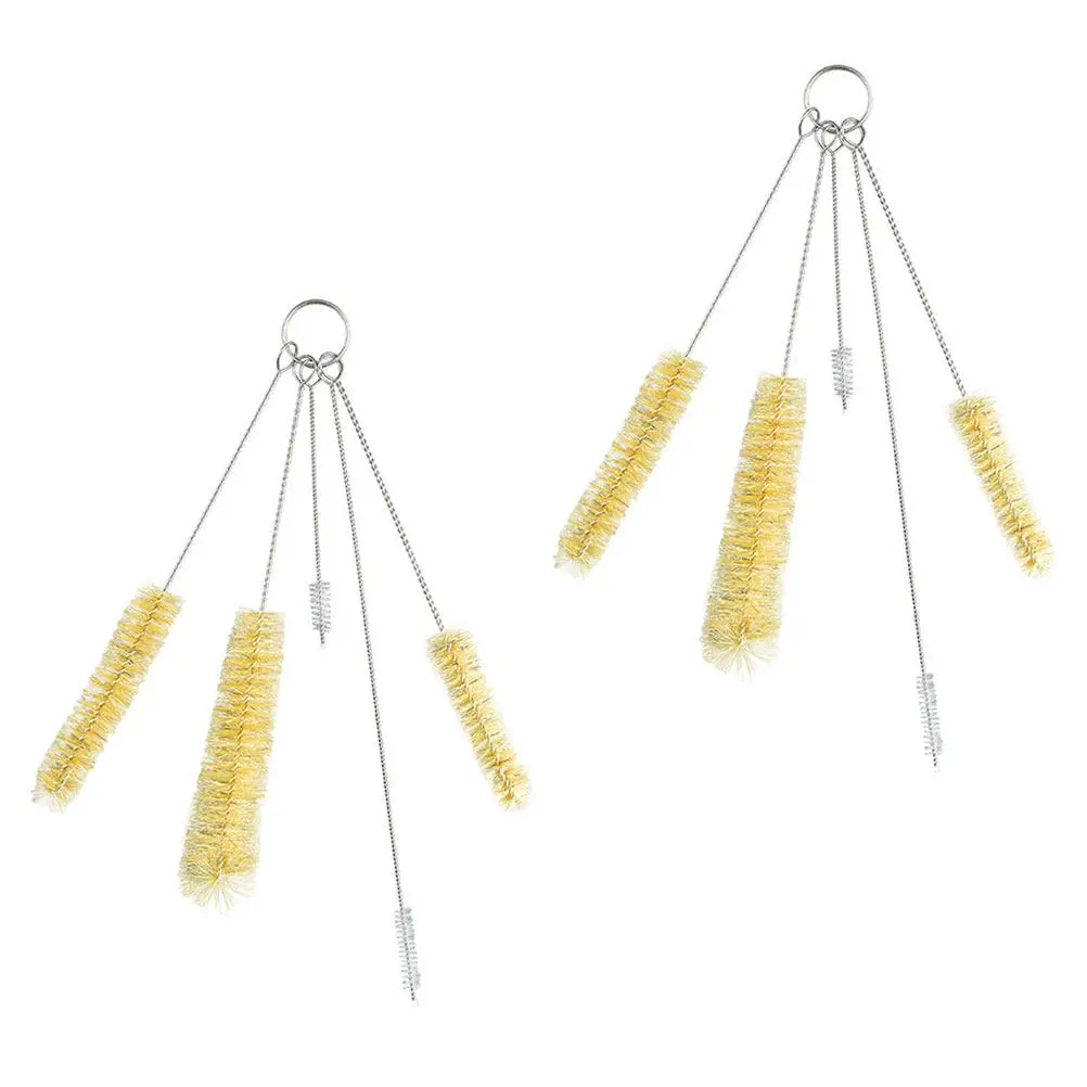 2Pcs Bottle Cleaning Brush Set Ergonomic Long Handle Non-Scratch for Baby Feeding Bottles Milk Cups Glass Straws Nozzle Cleaning
