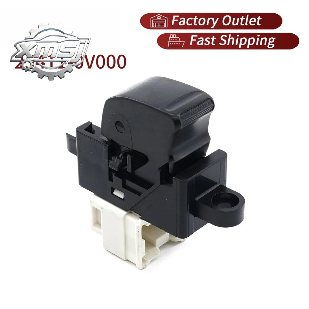 Interruptor de Control de ventana 25411-0V000 para Nissan Pathfinder x-trail Sunny Almera Patrol, botón único, piezas de coche,