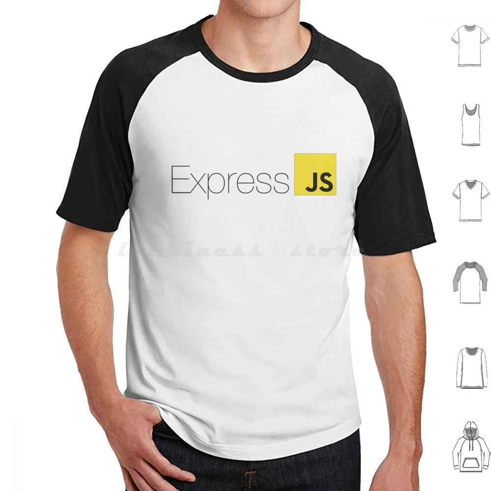 Express Js T Shirt Cotton Men Women DIY Print Expressjs Express Js Express Js Programmer Dev Developer Software Back End Node