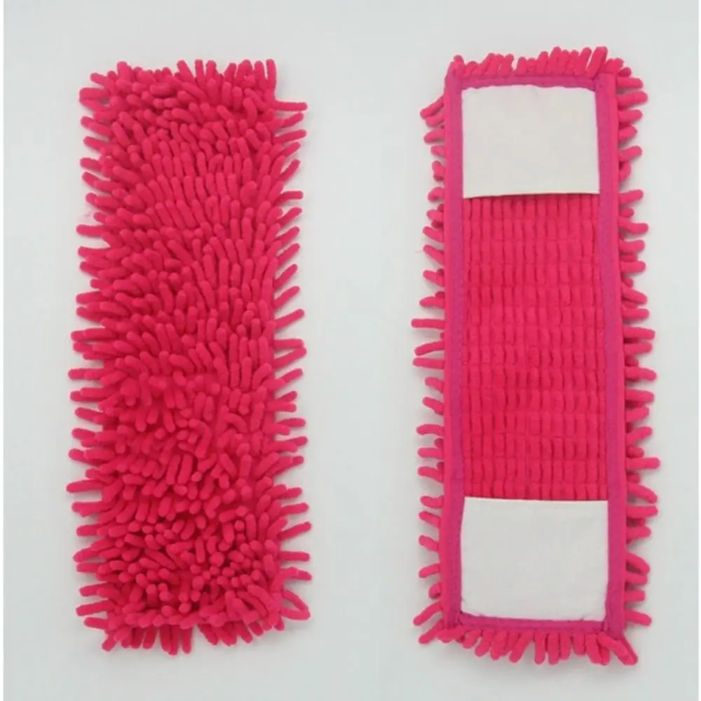 Reusable Coral Velvet Mop Cloth Washable Absorbent Flat Mop Replacement Removable Thick Lazy Mop Cloth