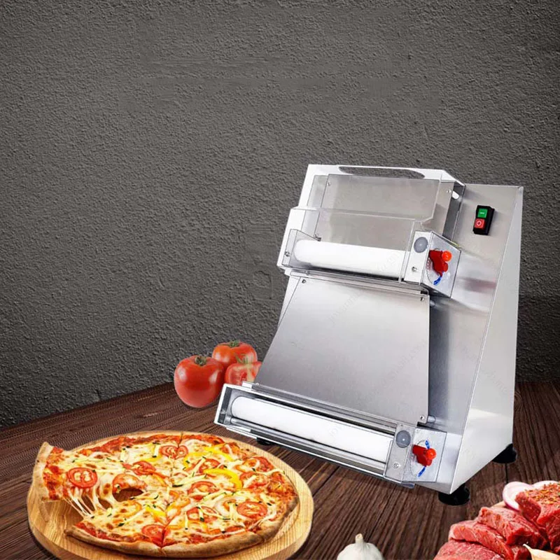 Customized Automatic Pizza Dough Sheeter 12/15/18 Inch Roller Press Machine Commercial Bakery Equipment Maker