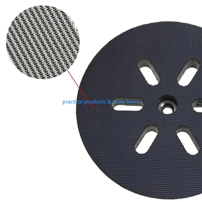

77JB Practical Polishing Disc 6 Inch 6 Hole Hook & Loop Sanding Pad Grinding Machine