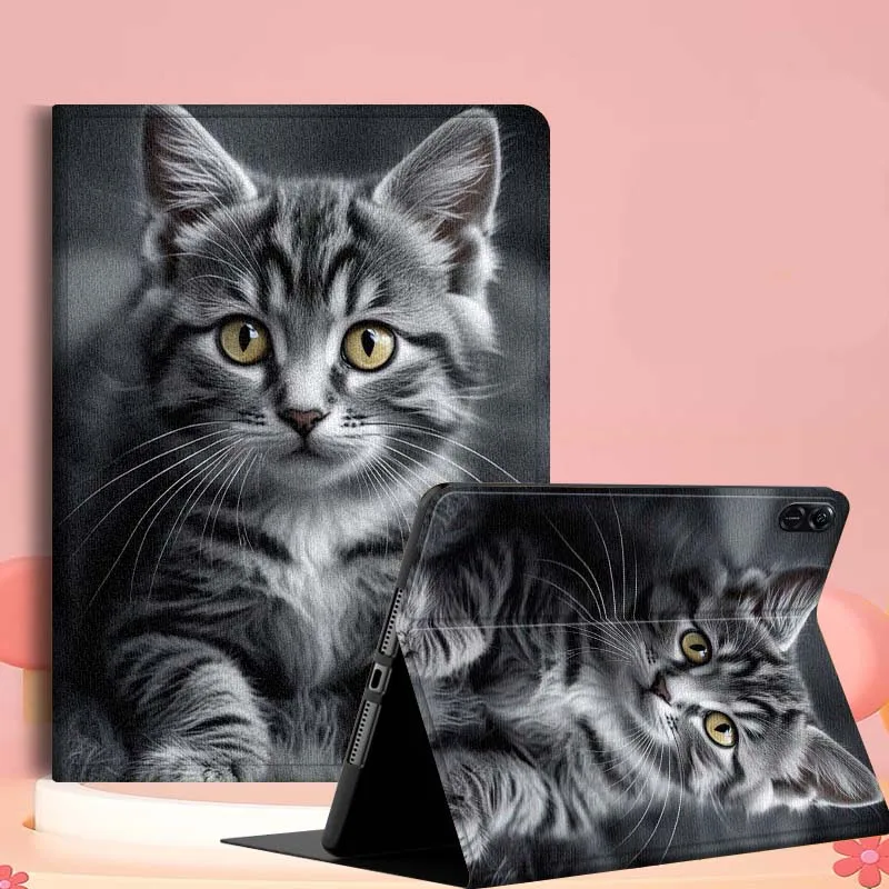 

Cat Cute Chic Pattern For MediaPad MatePad Air SE Pro M6 M5 M2 11.5 10.4 10.1 11 12.2 10.8 10.4 10.1 Tablet Case