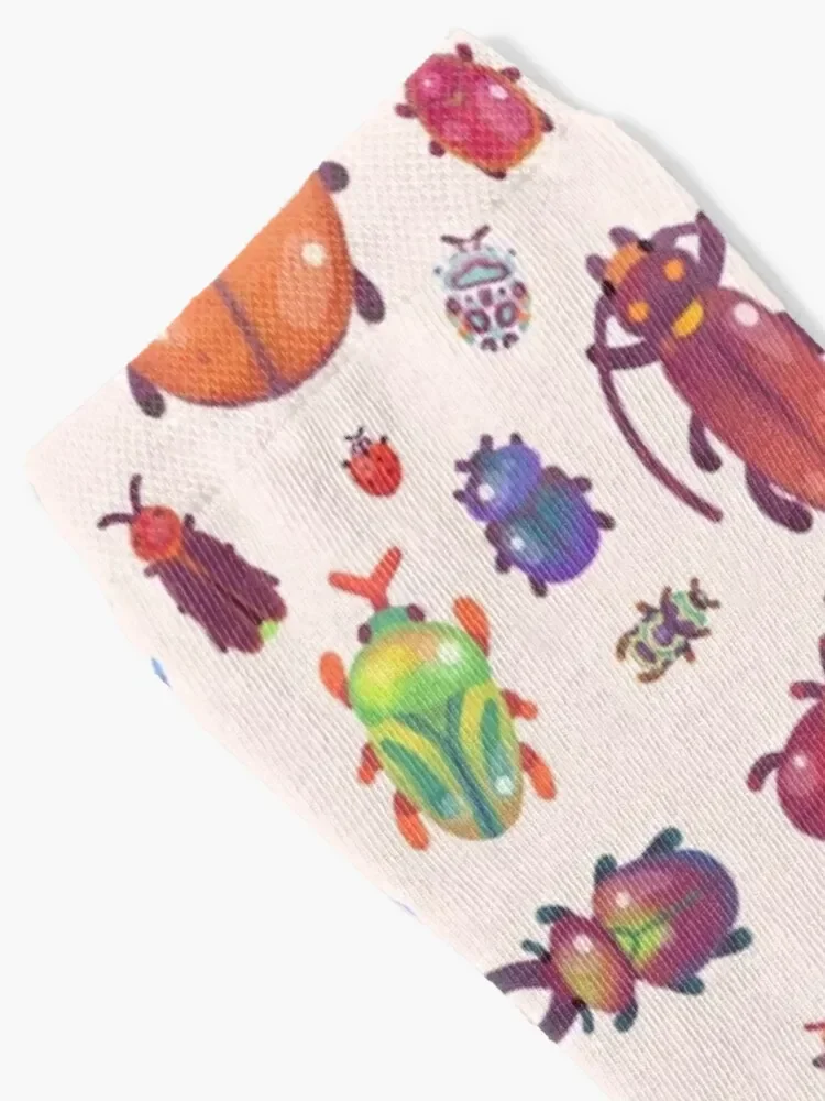 Beetle - pastel Socks colored Run Socks Girl Men's