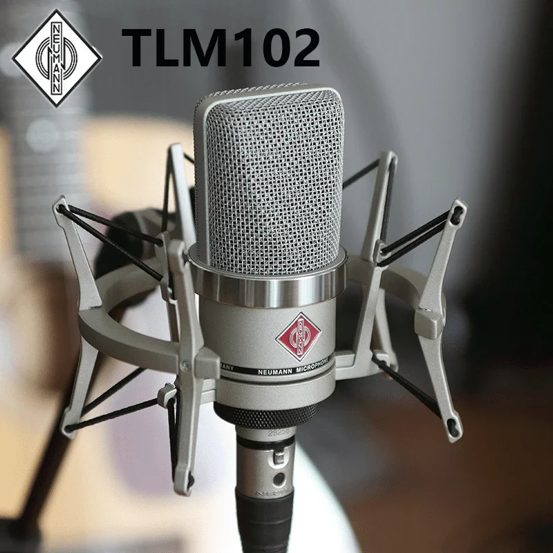 Original Brand TLM102 Professional Condenser Microphone Recording Live Singing Microphone Equipment Karaoke TLM 102 Mic