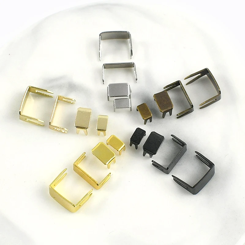 

50/100Pcs 3# 5# 8# 10# Non-slip Zipper Clips Sewing Closures Zippers Stopper Bags Zip End Lock Fastener Clip Clothes Zips Repair