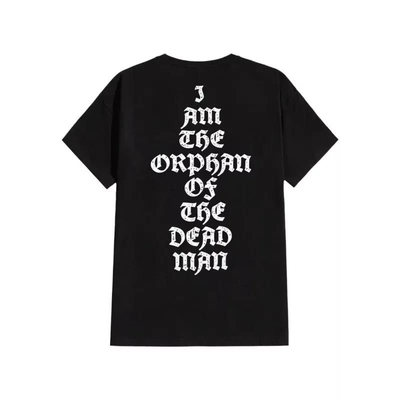 2025 Paleface السويسرية-اليتيم الطرفية نمط الطباعة الصيف الفاخرة العلامة التجارية القطن الرجال والنساء تي شيرت قصير الأكمام