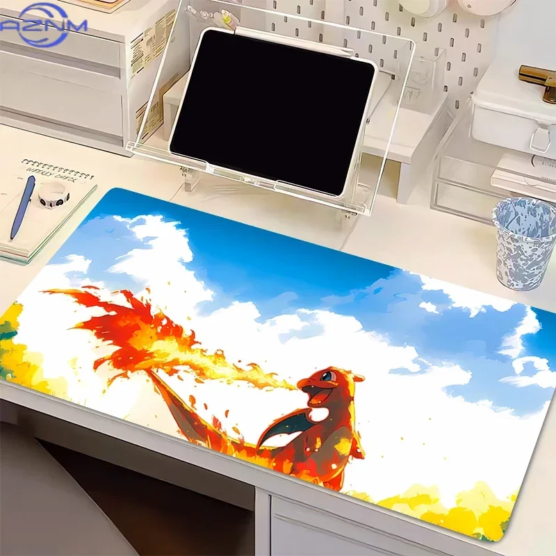 Natural Rubber Mouse Pad Pokemon Office Desk Mats PC Gaming Accessories Designed specifically Big MousePads Laptop Keyboard Mat