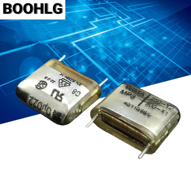 5PCS 0.022UF 300VAC 300VAC 223 22NF 250VAC Y2 X1 Capacitor de áudio