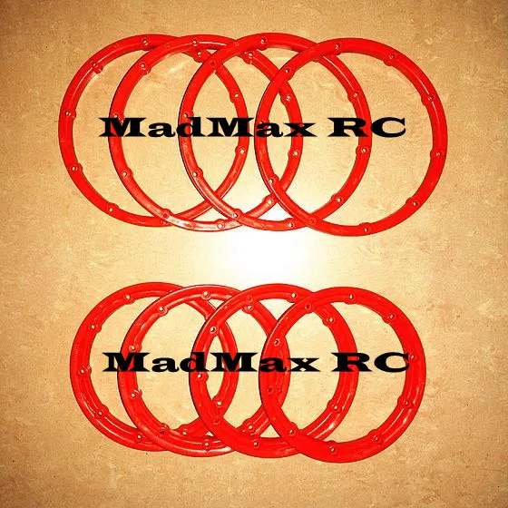 MadMax Nylon Inside and Outside Wheel Beadlocks for LOSI 5IVE-T 2.0 LOSI 5IVE-B LOSI DBXL DBXL-E HPI BAJA 5B SS 5T