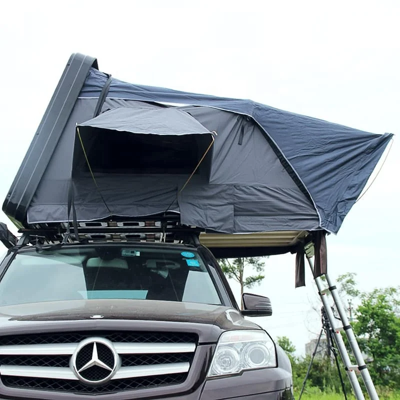 Lightweight Hard Shell Rooftop Tent  Popular Europe Camping Rooftop Tent Hard Shell Aluminum