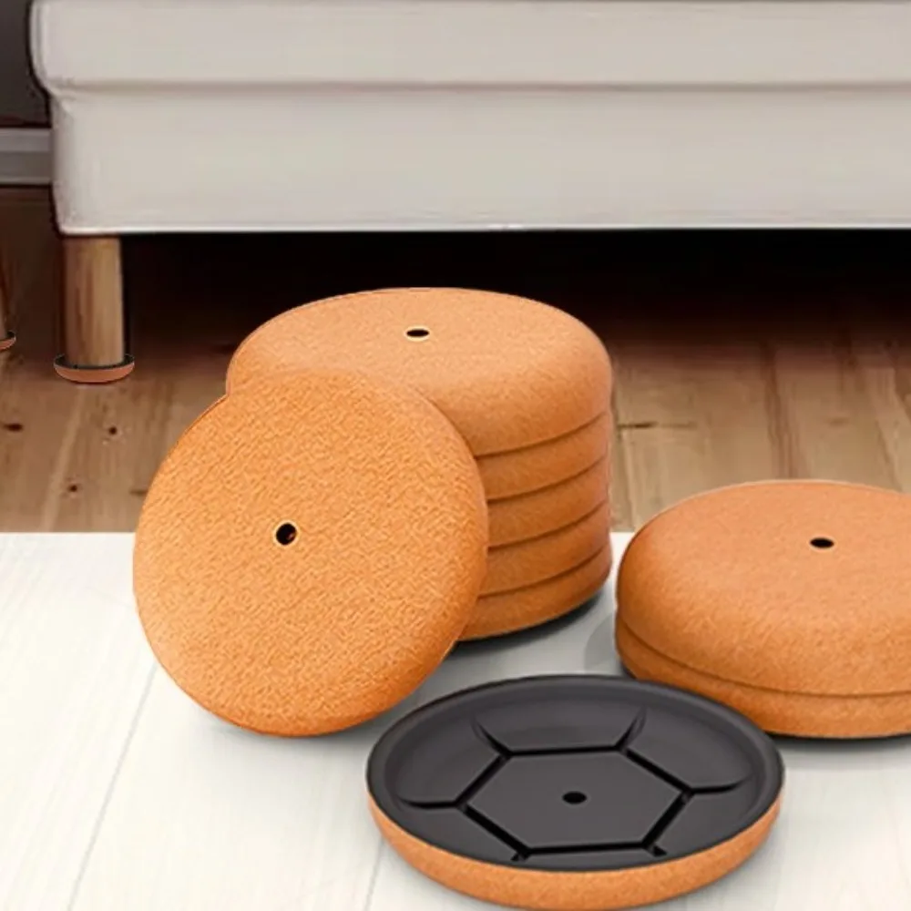 4 pçs/set anti barulhento móveis perna slider almofadas protetor de chão fácil movimento tapete deslizamento espessamento macio sofá cadeira tapete