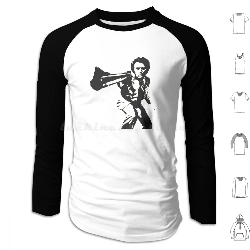 Harry Make My Day Hoodie cotton Long Sleeve Dirty Harry Make My Day Eastwood Clint Don Siegel Hollywood Movies Action Movies