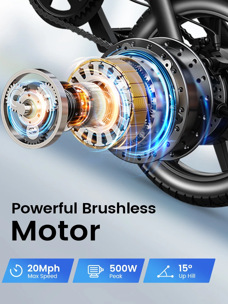 DYU D3F-MINI دراجة كهربائية الذروة 500 واط موتور 36V7.8AH بطارية ليثيوم دراجة كهربائية 14 بوصة مدينة E-الدراجة