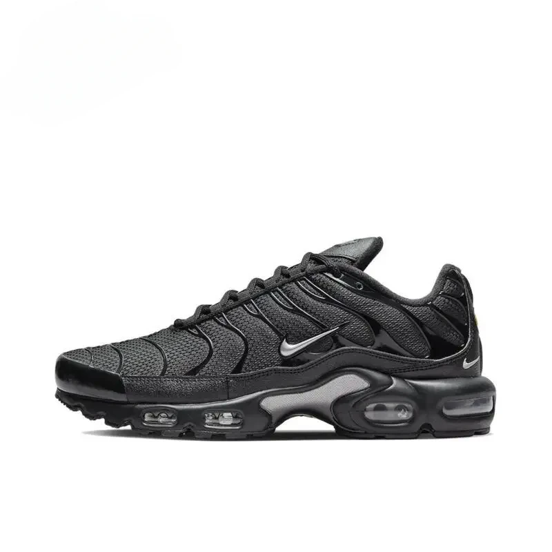 Nike Air Max Plus TN Men's Women's Running Shoes Cushioned By Air Cushion Non-slip Wear Comfort Breathable Simple Versatile