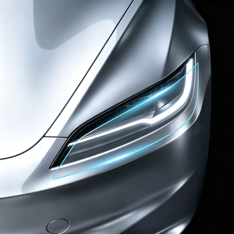 TPU Lackschutzfolie PPF Transparent für Tesla Model 3 2017 2018 2019 2020 2021 2022 2023 Auto-Karosserie Kratzschutz Zubehör – Detail 2