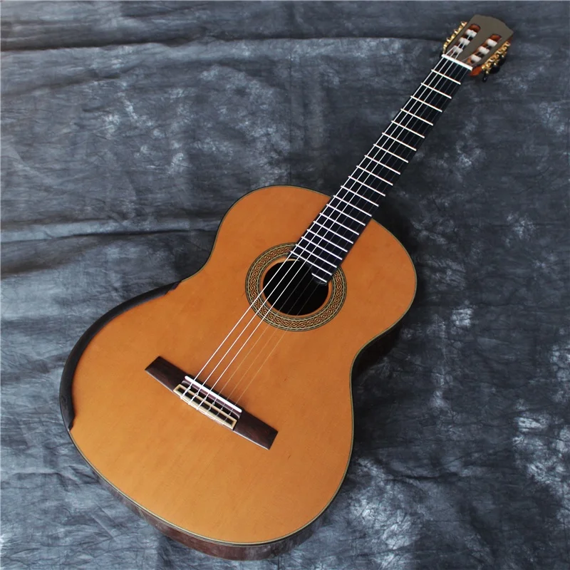 

39" Full Solid Wood Master Level Lattice Sound Bracing Smallman Classic Guitar, Handcraft Guitars