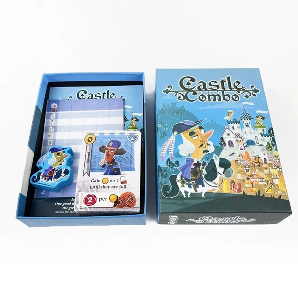 

Настольная игра Castle Combo для 2-5 игроков, английская версия, стратегическая игра для вечеринок/семейных игр, карточные игры