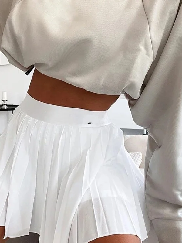 

Женская плиссированная теннисная юбка с высокой талией, облегающая, для уличной моды, летняя коллекция 2023