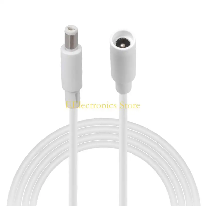 B03C ABS Insulated DC5521 Extension Cord 1m to 15m Length Option 36W Power Transfer for Solar Panel Routers Setups