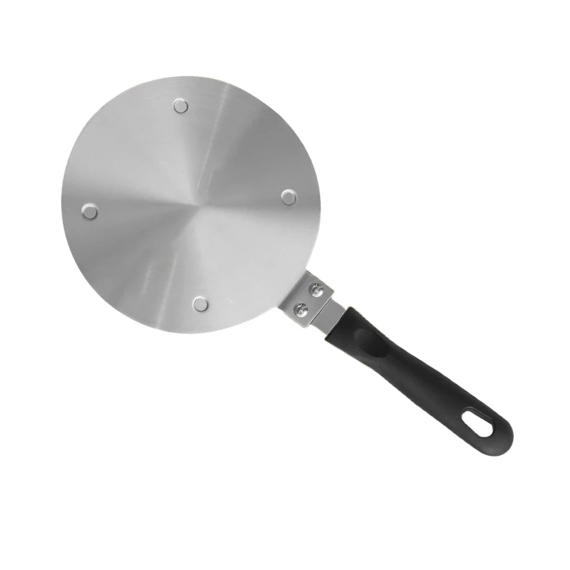 Bộ chuyển đổi cảm ứng bằng thép không gỉ với tay cầm có thể tháo rời Dụng cụ nấu ăn Tấm phân phối nhiệt cảm ứng để nấu ăn