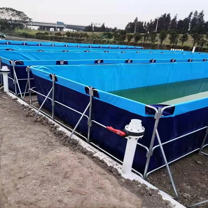 AIROW SDM Rectangular Shape Aquaculture Pvc Pond Shrimp Tank   Fish Farming Tilapia Pond