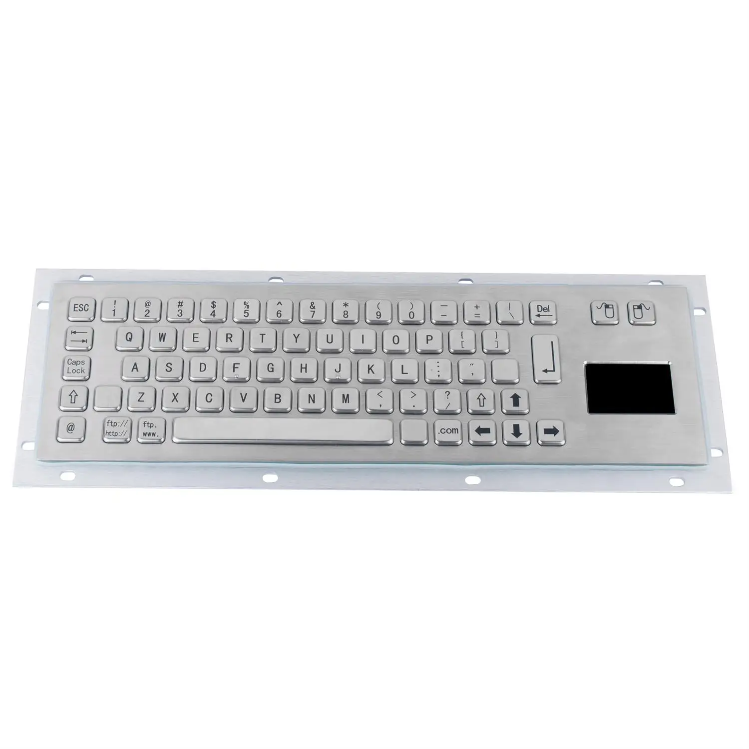 DSP keyboard factory USB connector metal keyboard with braille dots IP65 industry metal keyboard