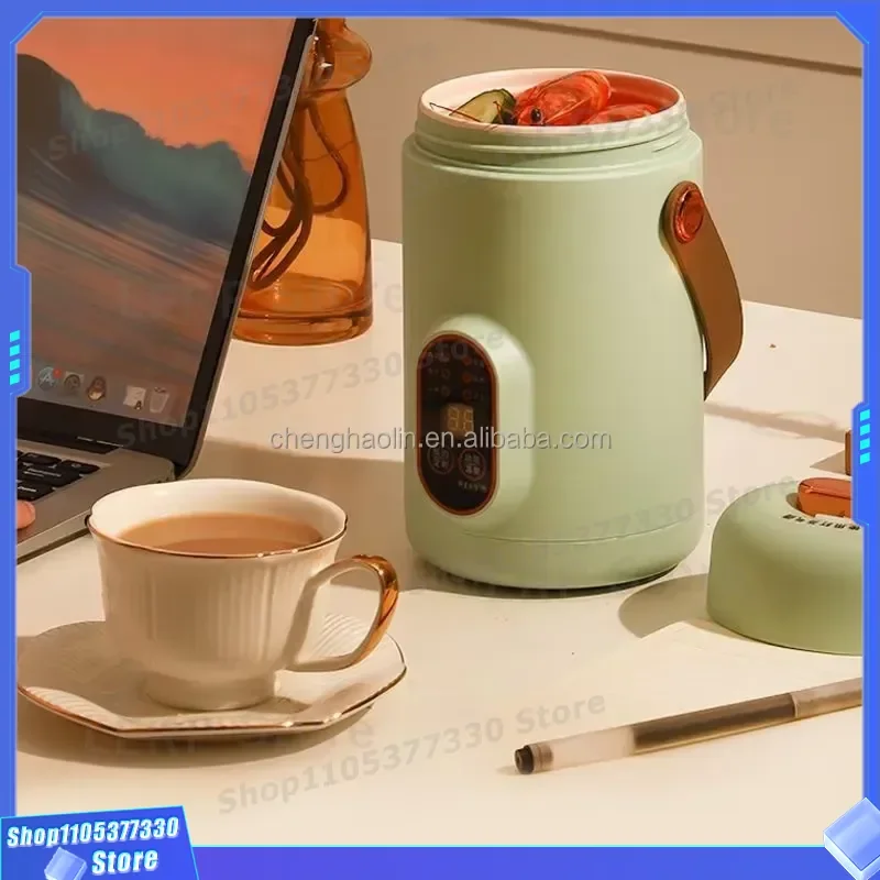 Mini Electric Stew Pot Portable Household Complementary Food Cup Multi Functional Porridge Soup Maker Small Capacity Boiler