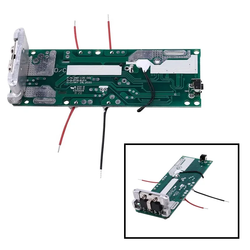 

Li-Ion Lithium Battery Charging Protection Circuit Board PCB For 18V P108 RB18L40 Replacement Repair Assemble Batteries