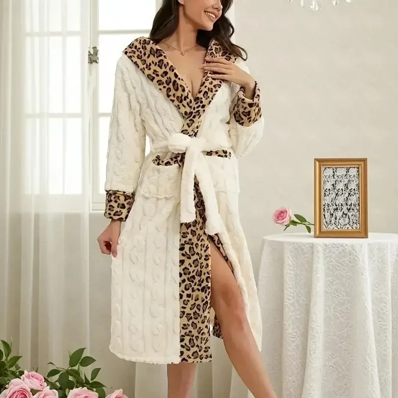 robe-en-flanelle-pour-femmes-vetements-de-nuit-amples-kimono-lingerie-intime-chemise-de-nuit-epaisse-a-capuche-nouvelle-collection-automne-et-hiver-2025