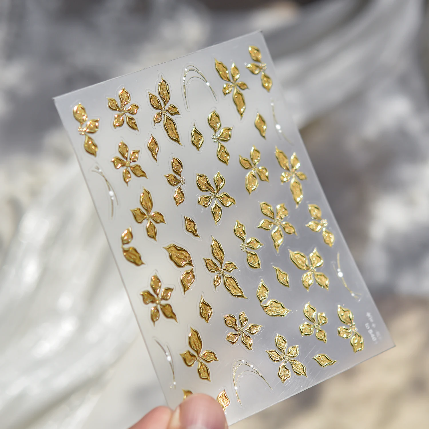 1 قطعة 5D البريق لامعة نمط مسمار ملصقات مسمار الفن Accessory المبهر بريق تحت عنوان المحمولة التجفيف السريع جرلي ملصقات #1