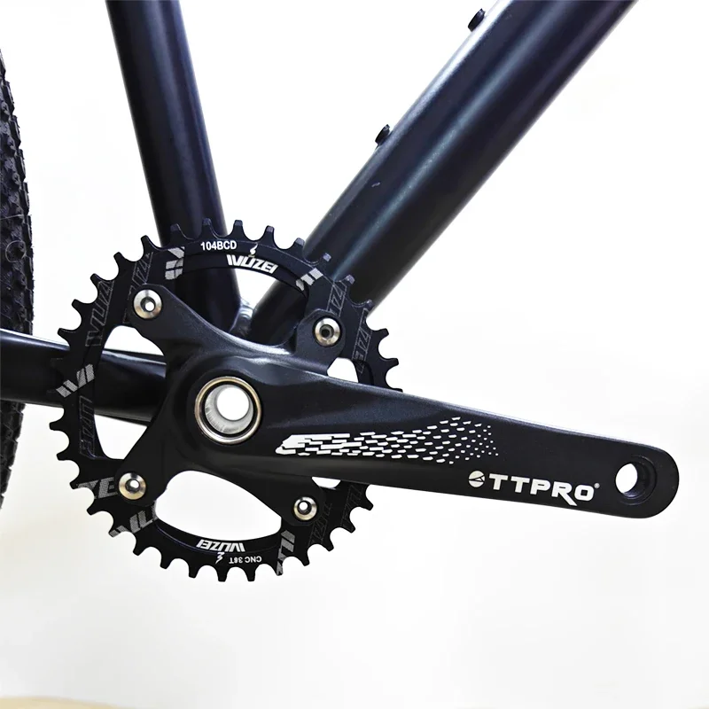 

Mountain Bike Crankset 170mm Crain 32T/34T/36T/38T/40T/42T 104BCD Wide and narrow Chainring 8/9/10/11/12 Speed MTB Bicycle Parts